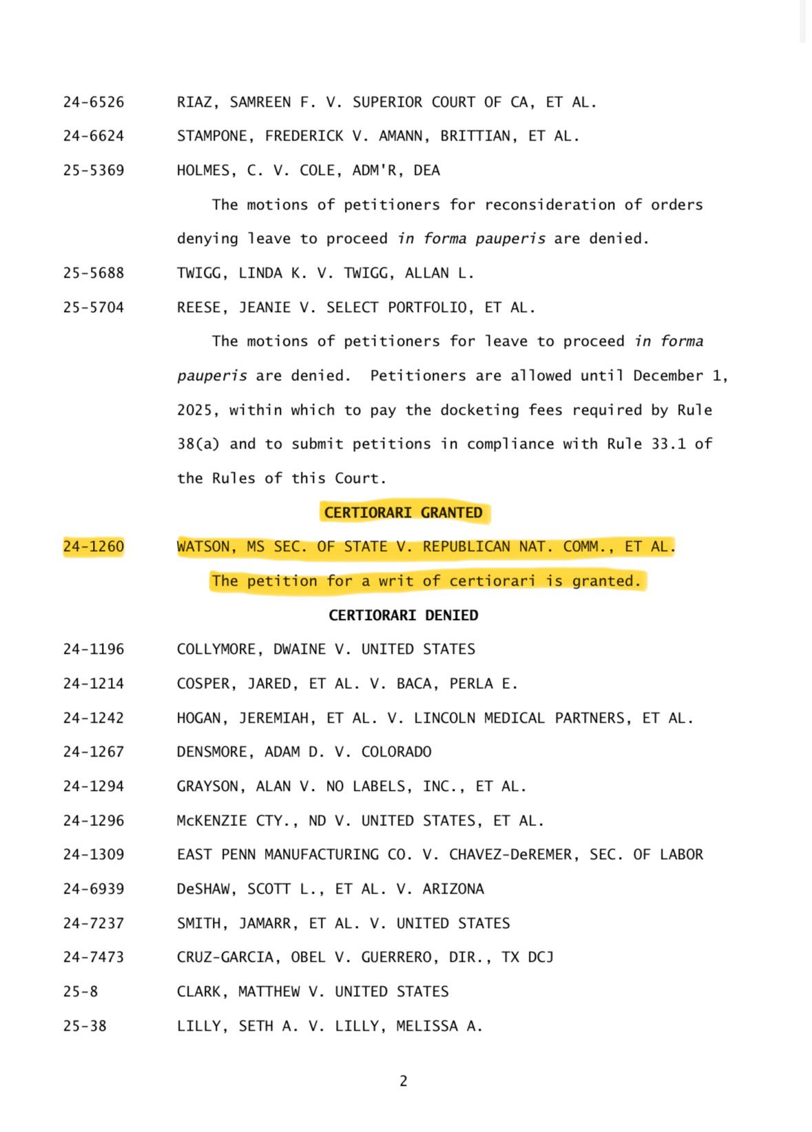 Supreme Court to Hear Case on Mail-in Ballots Due on Election Day