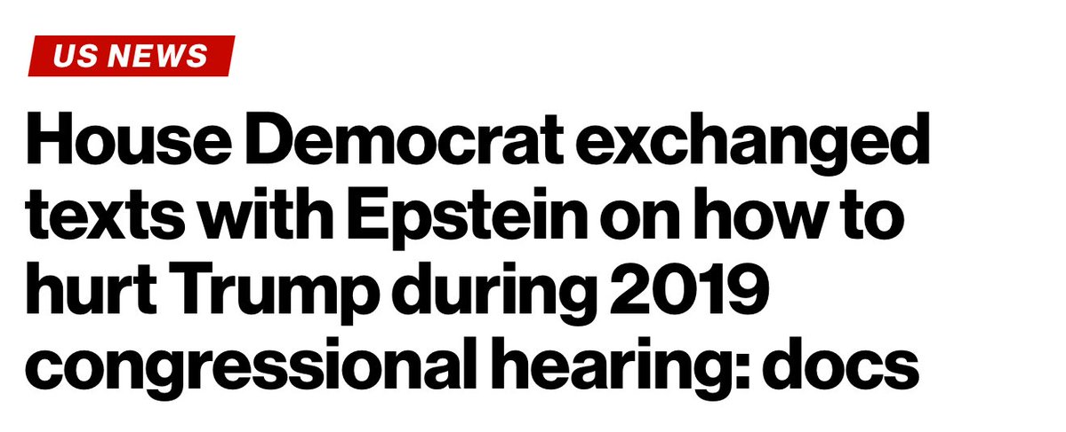 Epstein Allegedly Colluded with House Democrat Against Trump in 2019