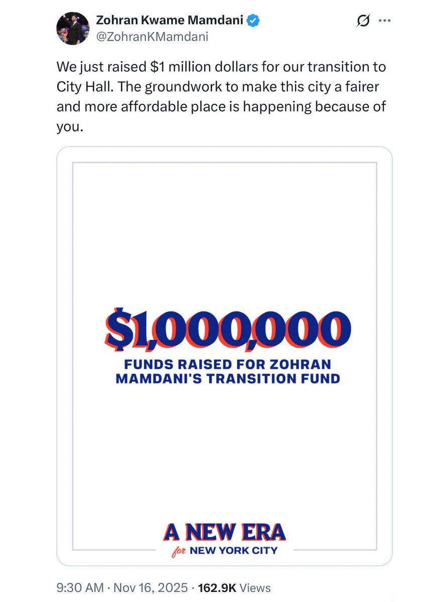 Mamdani Claims $1 Million from Donors for Free Services Amid Tax Pledge