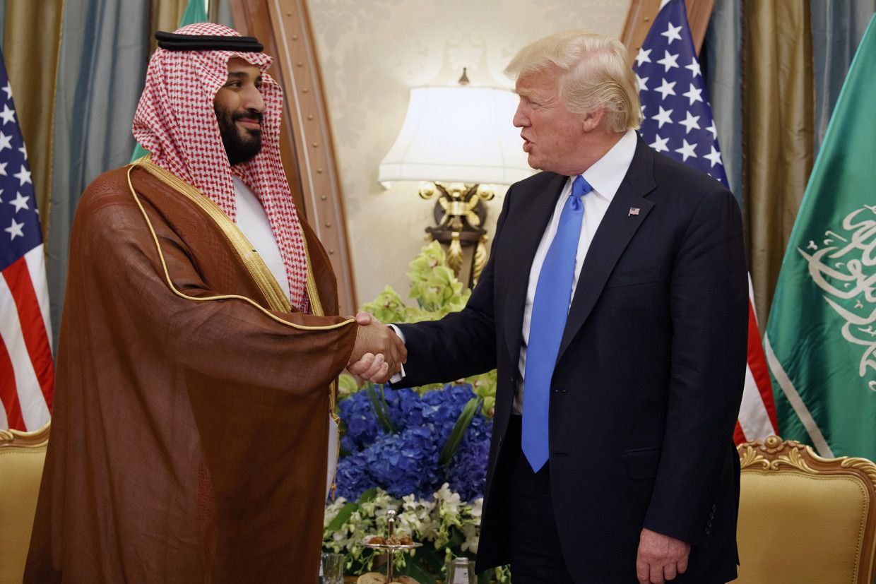 Trump Engages in Full Day of Meetings with Saudi Leaders to Boost Relations