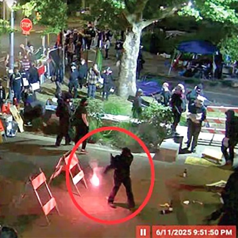 Portland Antifa Member Convicted of Felony Arson Against ICE Facility