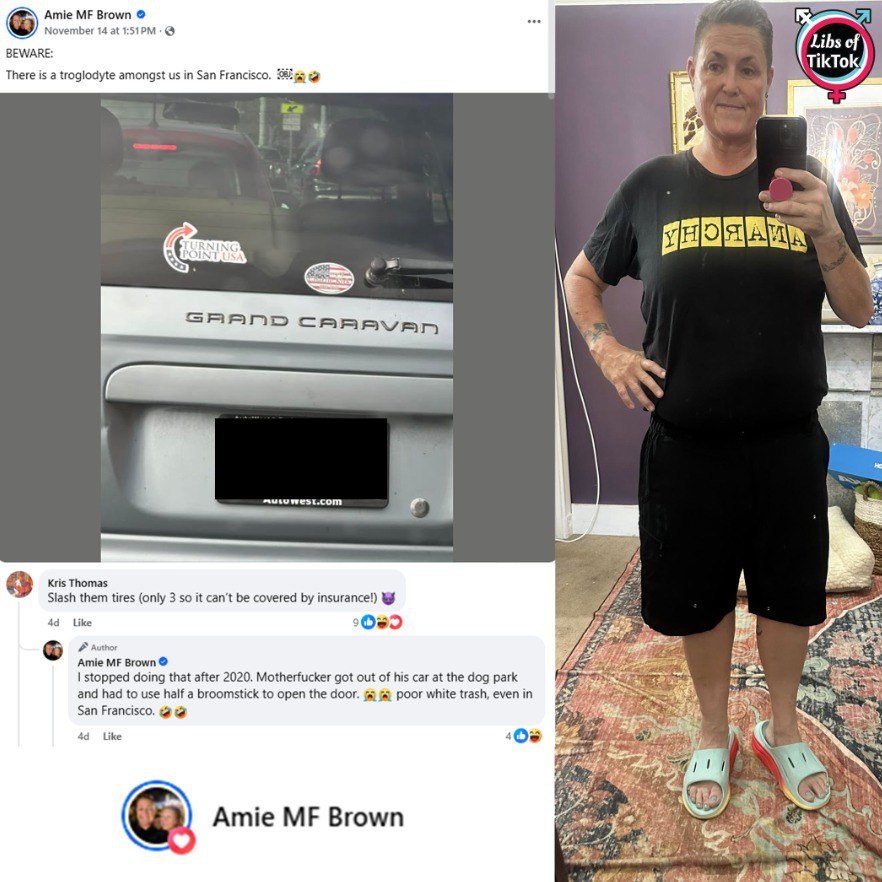 San Francisco Woman Doxes Conservatives, Encourages Tire Slashing