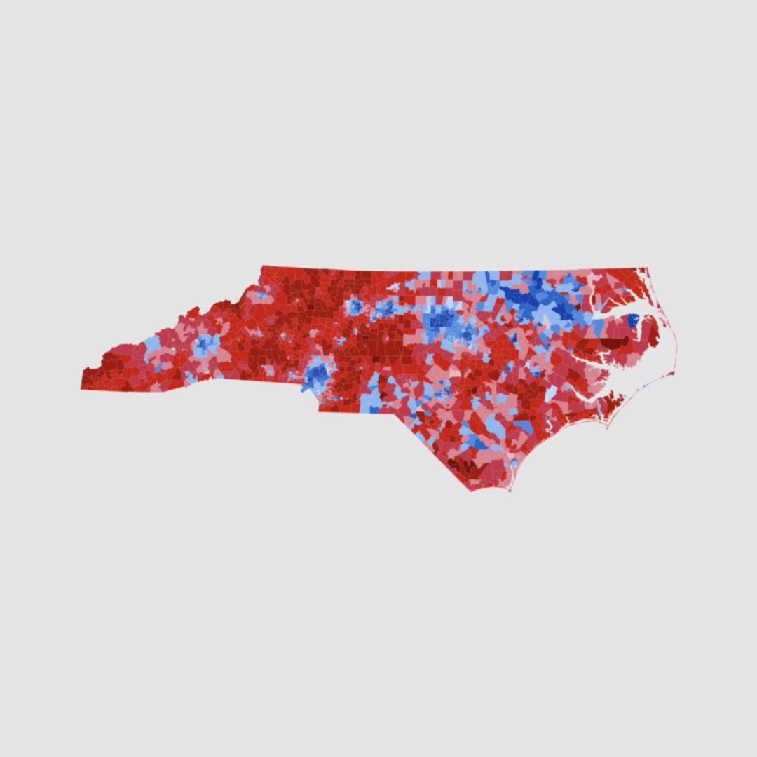 North Carolina Republicans Expand Lead Over Democrats by 107,676 Votes
